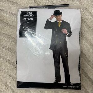 Black Pinstripe Suit Costume